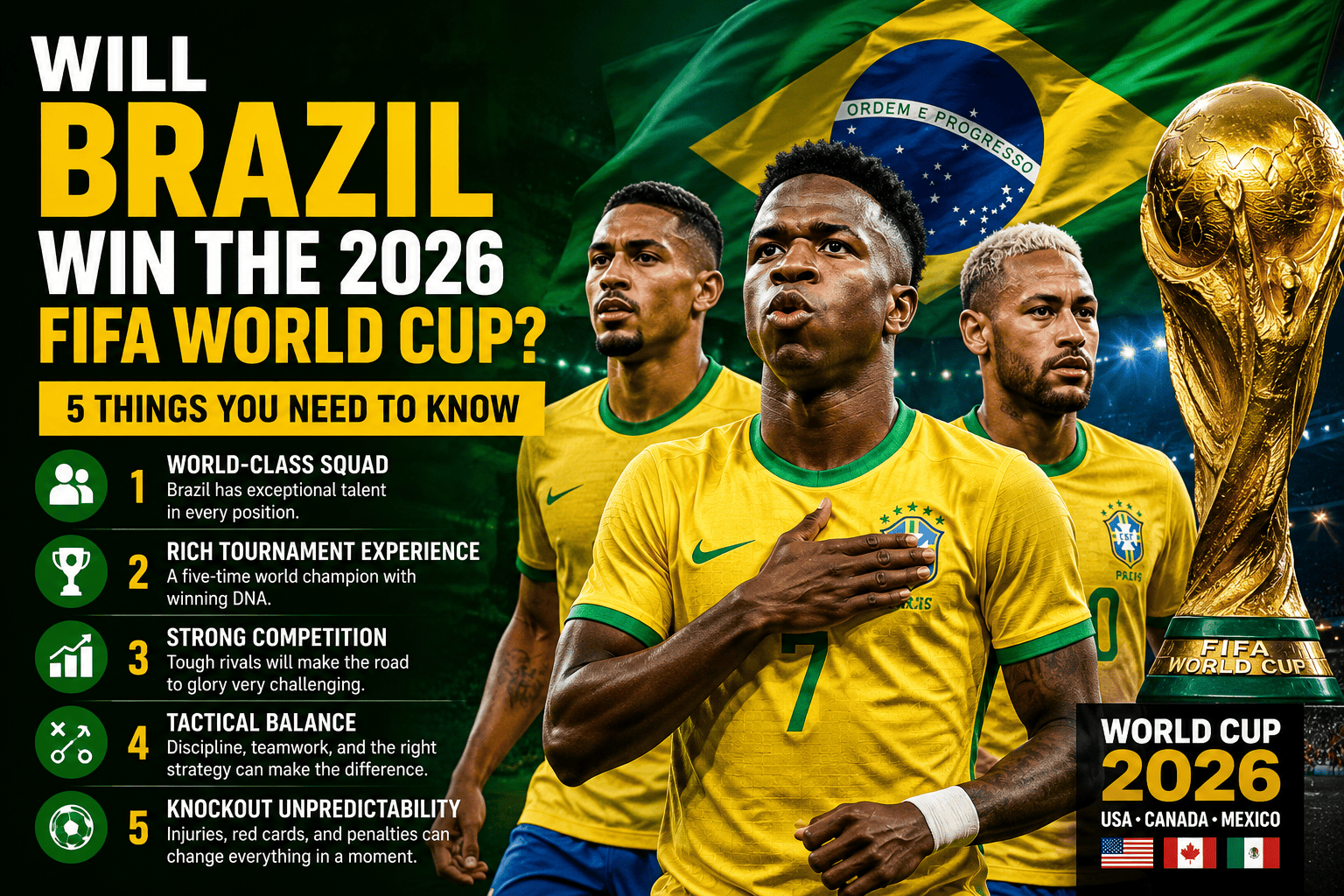 Will Brazil Win the 2026 FIFA World Cup? 5 Things ...