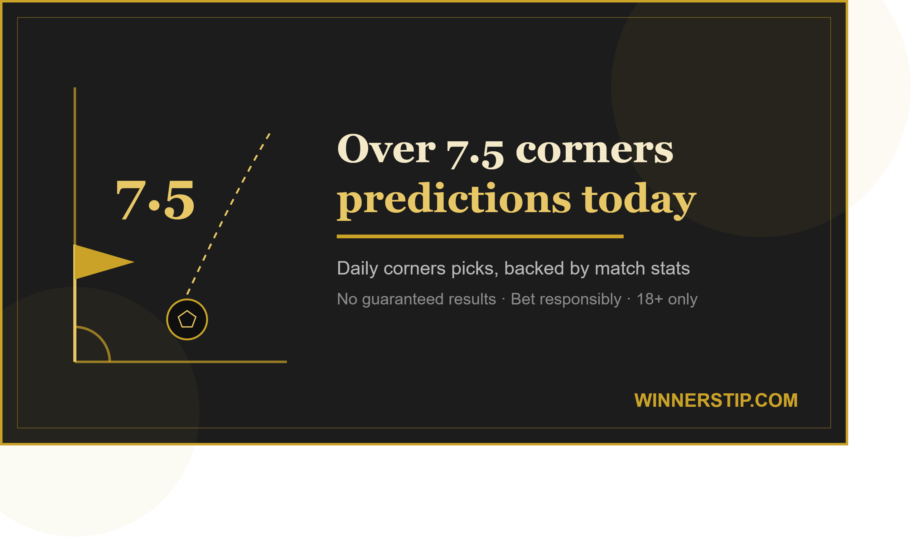 Over 7.5 Corners Predictions for Today